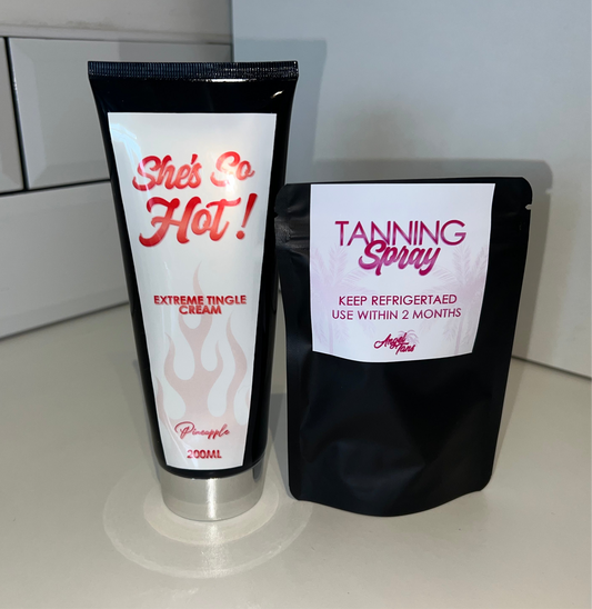 Tingle Cream & Tan spray Duo